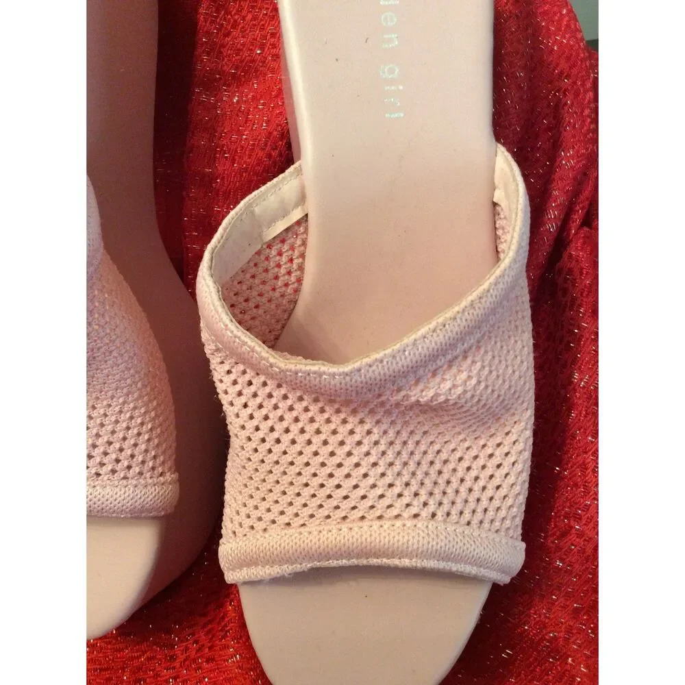 Madden Girl Pink Platform Slip On Shoes Size 9M CADE